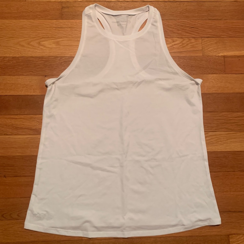 Outdoor voices high neck tank!
